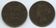 Jersey 1/12 Shilling G7495 - Queen Victoria Bailiwick of Jersey -
