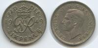 Großbritannien United Kingdom 6 Pence (Six Pence) G2203 - King George VI. 1936-1952 Great Britain -