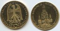 Deutschland Bundesrepublik 10 Deutsche Mark S0261 - Frauenkirche in Dresden Germany Eagle BRD -