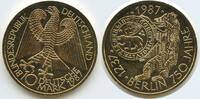 Deutschland Bundesrepublik 10 Deutsche Mark S0134 - 750 Jahre Berlin Germany Eagle BRD -