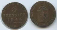 Reuss-Schleiz 3 Pfennig G14066 - Heinrich LXII. 1818-1854 -