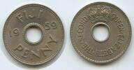 Fidschi-inseln Fiji One Penny (1 Penny) G7530 - Queen Elisabeth II. 1952-2022 Fiji -