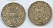 Deutsches Reich Kaiserreich 1 Mark Silber G10243 - Wilhelm II. Germany Empire -