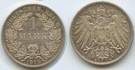 DeutscheS Reich Kaiserreich 1 Mark Silber G10139 - Wilhelm II. 1888-1918 Germany Empire -