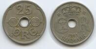 Färöer Inseln 25 Öre (25 Øre) G2855 - SEHR RAR Christian X. 1912-1947 Faeroe Islands -