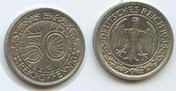Deutsches Reich 50 Reichspfennig G10096 - RAR Germany Weimar Republic -