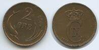 Dänemark 2 Öre (2 Øre) G2326 - Christian IX. 1863-1906 Denmark -