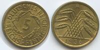 Deutsches Reich Weimar 5 Reichspfennig 1936 A Berlin G10403 - Germany Weimar Republic Fast unzirkuiert