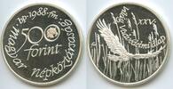 Ungarn 500 Forint Silber GS1101 - Wiesenweihe - World Wildlife Fund - Montagu's Harrier Hungary -
