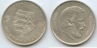 Ungarn 5 Forint Silber H0772 - Kossuth 1802-1894 Hungary Magyar Köztársaság -