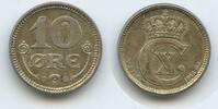 Dänemark 10 Öre Silber (10 Øre) G7201 - Christian X. 1912-1947 Denmark -