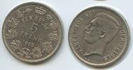 Belgien EEN Belga - 5 Frank (5 Francs) G9065 - DER BELGEN - Albert Roi des Belges Belgium -