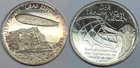 Deutschland Bundesrepublik Silbermedaillle GS1334 - Luftschiff Graf Zeppelin - Der Traum vom Fliegen -