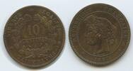 Frankreich 10 Centimes G1891 - RAR Ceres France -
