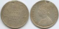 Indien Britisch One Rupee Silber H0623 - Queen Victoria 1837-1901 India British -