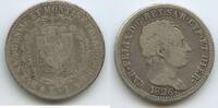 Italien Sardinien 1 Lira Silber 1826 L H0368 - RAR Charles Felix 1821-1831 Italy Sardinia VF-