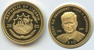 Liberia 50 Dollars Gold M#5457 - John F. Kennedy 1961-1963 - US Presidents series -