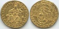 Erzbistum Salzburg ¼ Ducat Gold M#5477 - Maximilian Gandolph Graf von Kuenburg 1668-1687 -