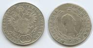 RDR Österreich 20 Kreuzer Silber 1828 B Kremnitz H0787 - Franz II. 1792-1835 Austria VF
