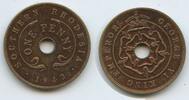 Südrhodesien One Penny K61 - RAR King George VI. 1936-1952 British Southern Rhodesia Zimbabwe -