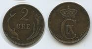 Dänemark 2 Öre (2 Øre) G2419 - Christian IX. 1863-1906 Denmark -