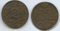 RDR Österreich Wien 2 Kreuzer T662 - Wiener Armenhausgeld Doppeladler ND CVI RAR -
