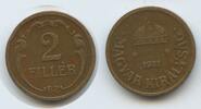 Ungarn Magyar Királyság 2 Filler G2276 - Miklós Horthy Hungary -