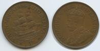 Südafrika 1 Penny (One Penny) G9518 - Ship Dromedaris - King George V. 1910-1936 South Africa Zuid-Afrika -