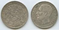 Belgien Königreich 5 Francs Silber M#8111 - Des Belges Leopold II.1865-1909 Belgium -
