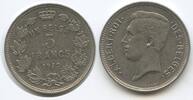Belgien 5 Francs G9020 - UN BELGA - Albert I. 1909-1934 Belgium -