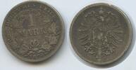 Deutsches Reich Kaiserreich 1 Mark Silber G10198 - Wilhelm I. 1871-1888 Germany Empire -