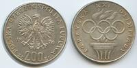 Polen 200 Zlotych Silber H0271 - XXI. Olympic Games Poland -