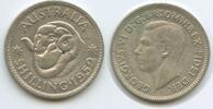 Australien One Shilling Silber (1 Shilling) H1468 - Widder King George VI. 1936-1952 Australia -