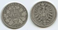 Deutsches Reich Kaiserreich 1 Mark Silber G10140 - Wilhelm I. 1871-1888 Germany Empire -