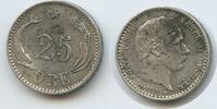 Dänemark 25 Öre (25 Øre) G7399 - RAR Christian IX. 1863-1906 Denmark -