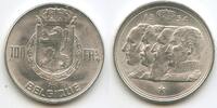 Belgien Königreich Belgique 100 Francs Silber M#5667 - Belgium Belgie Kings Leopold I, Leopold II, Albert I, Leopold III. -