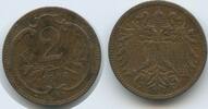 Österreich Kaiserreich 2 Heller 1906 Wien G14966 - Franz Joseph I. 1848-1916 Austria VF