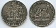 Jamaika 1 Dollar G2824 - Spain World Championship of Football Fussball-Weltmeisterschaft Jamaica -
