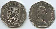Jersey 50 New Pence G9996 - British Crown dependencies - Queen Elizabeth II. -