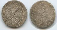 RDR Österreich Böhmen 3 Kreuzer (Groschen) Silber H1078 - Leopold I. 1657-1705 -