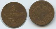 Österreich Siebenbürgen Ungarn 1 Kreuzer G14751 - SEHR RAR Franz Joseph I. 1848-1916 Austria Hungary -