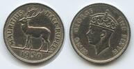 Mauritius Half Rupee (½ Rupee) G11485 - Hirsch King George VI. -