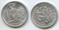Tschechoslowakei 1 Koruna G15841 - Czechoslovakia Czechoslovak Republic -