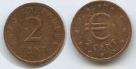 Spanien Churriana 2 Cent Offizielle Probe G8879 - EURO EN PRUEBA SEHR RAR Spain España -