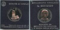Italien Virgilio Provinz Mantua Silbermedaille GX700 - Publio Virgilio Marone 19AC-1981 - Comune di Virgilio Andes -