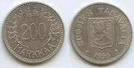 Finnland 200 Markkaa Silber H0514 - Finland Suomi -