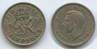 Großbritannien United Kingdom 6 Pence G2197 - King George VI. 1936-1952 Great Britain -