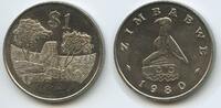 Simbabwe 1 Dollar G15937 - National Monument Zimbabwe -
