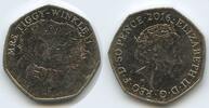 Großbritannien Great Britain United Kingdom 50 Pence G2257 - Mrs Tiggy-Winkle - Elizabeth II. 1952-2022 -