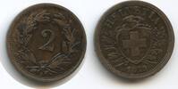 Schweiz Eidgenossenschaft 2 Rappen G16506 - Helvetia Switzerland Suisse -